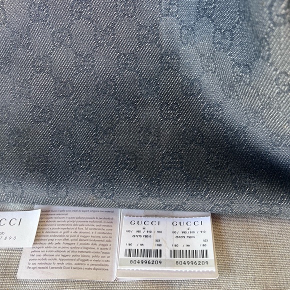 Authentic Gucci Black Canvas Tote Bag! - Picture 9 of 10